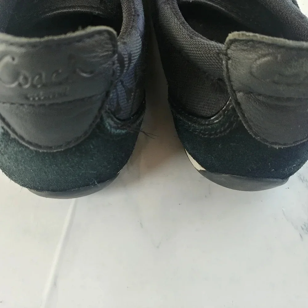 Coach A1715 DEVIN women's signature C Black shoes